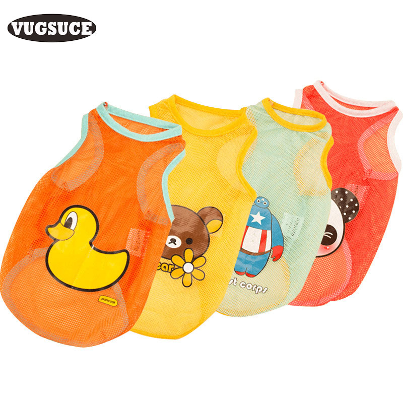 ȭ  Ȱ   ð  Ϳ ֿ  Ϳ ⼺ ֿϿ  Ʈ ֿ  ǰ/VUGSUCE Cartoon Dog Life Vest Clothes Cooling for Puppy Summer Cute Breathable Pe